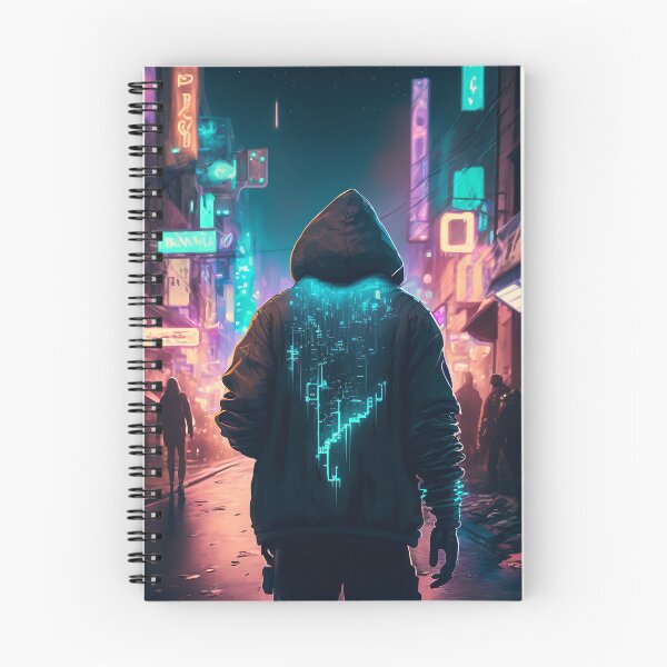 Item preview, Cyberpunk Netrunner designed and sold by AICreateWorlds.