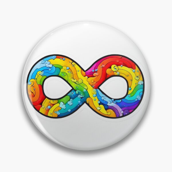 Item preview, Neurodiverse Autistic Rainbow Brain Sticker designed and sold by Itis-Whatitis.