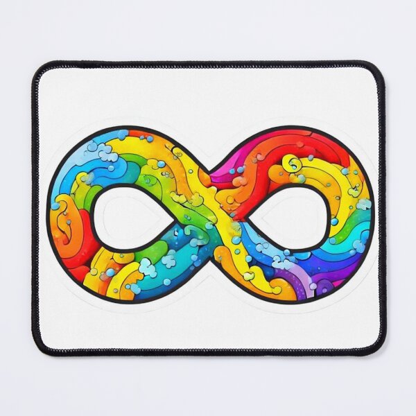 Item preview, Neurodiverse Autistic Rainbow Brain Sticker designed and sold by Itis-Whatitis.