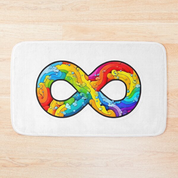 Item preview, Neurodiverse Autistic Rainbow Brain Sticker designed and sold by Itis-Whatitis.