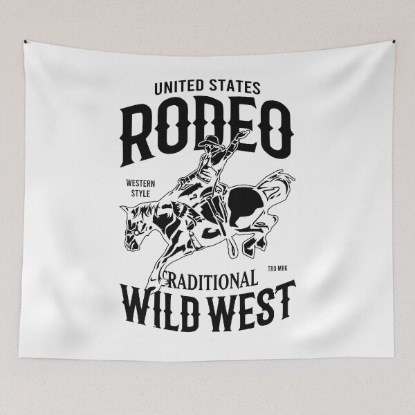 Item preview, Rodeo Wild West Raditional Wild West (Black Version) designed and sold by armanmaulanaart.