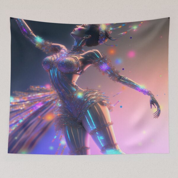Item preview, Cyberpunk Cybernetic Dancer designed and sold by AICreateWorlds.