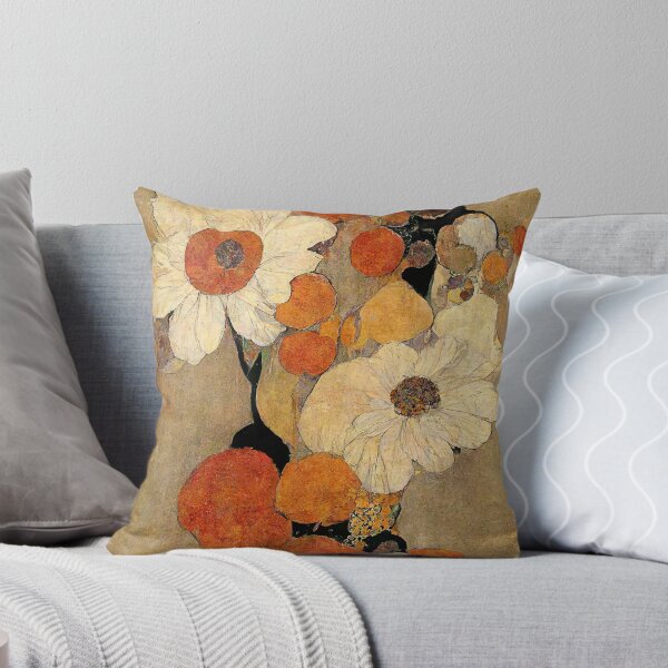 Item preview, Pretty Orange Flower Field designed and sold by BellasArtStudio.