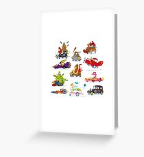 Wacky Races Greeting Card
