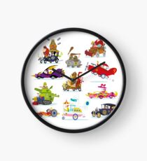 Wacky Races Clock