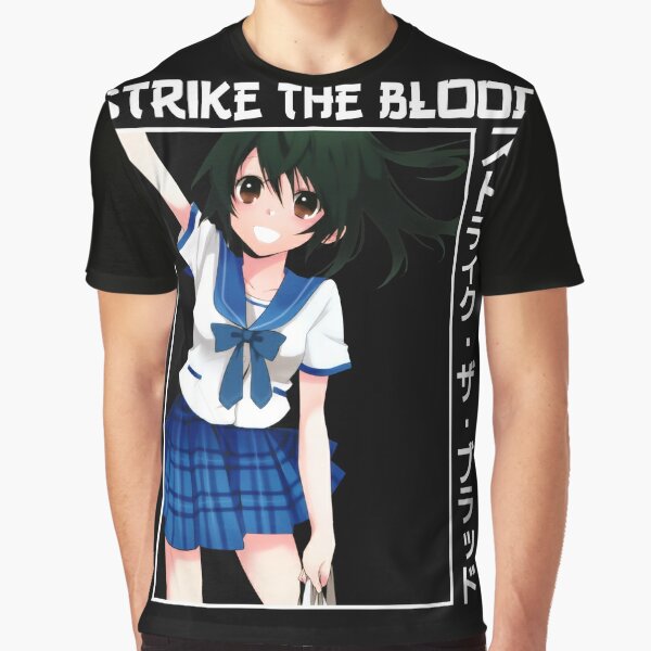 AmiAmi [Character & Hobby Shop]  Strike the Blood Final Nagisa Akatsuki  Ani-Art Full Graphic T-shirt Unisex M(Pre-order)