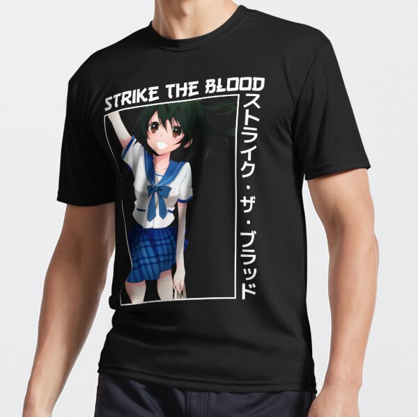 AmiAmi [Character & Hobby Shop]  Strike the Blood Final Nagisa Akatsuki  Ani-Art Full Graphic T-shirt Unisex M(Pre-order)