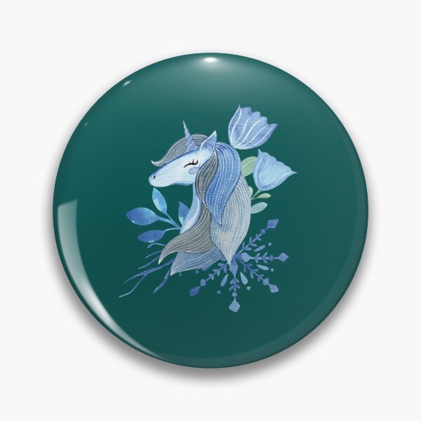 Item preview, Copy of Snowflake unicorn watercolor illustration designed and sold by pinkyfish1010.