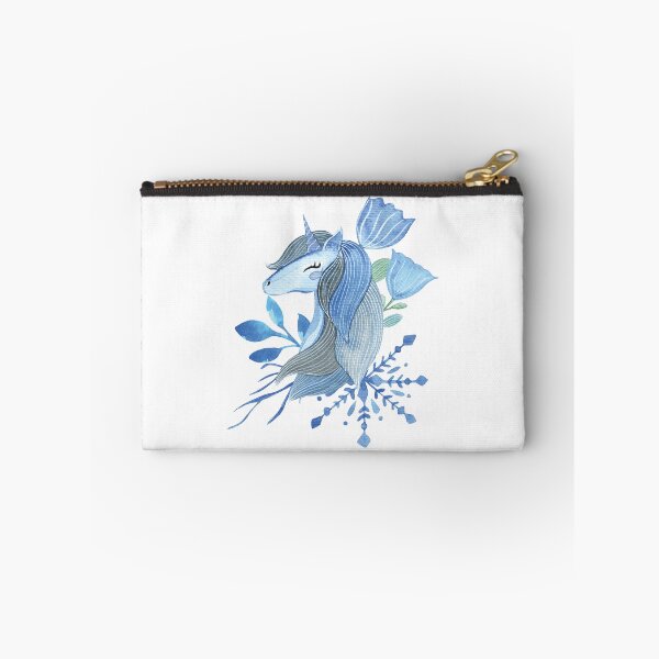 Item preview, Copy of Snowflake unicorn watercolor illustration designed and sold by pinkyfish1010.