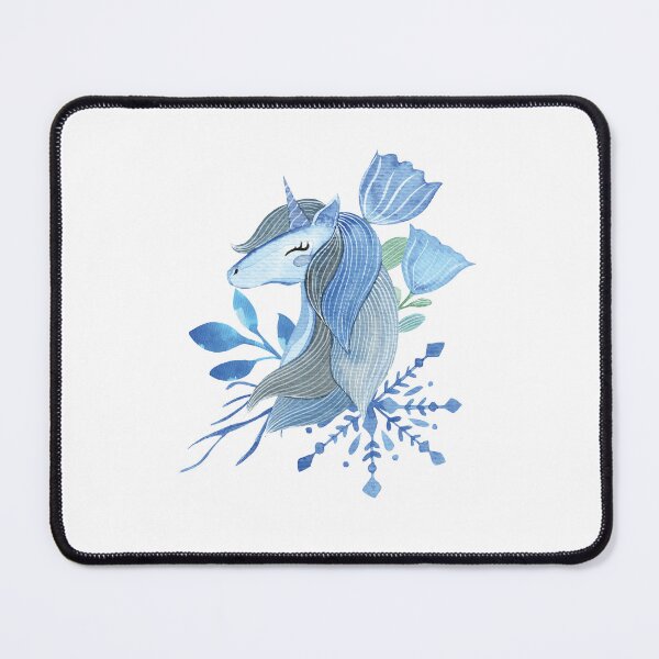 Item preview, Copy of Snowflake unicorn watercolor illustration designed and sold by pinkyfish1010.