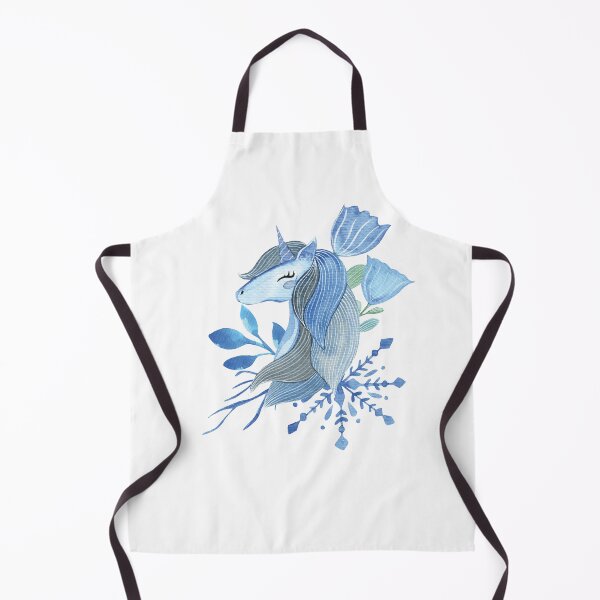 Item preview, Copy of Snowflake unicorn watercolor illustration designed and sold by pinkyfish1010.