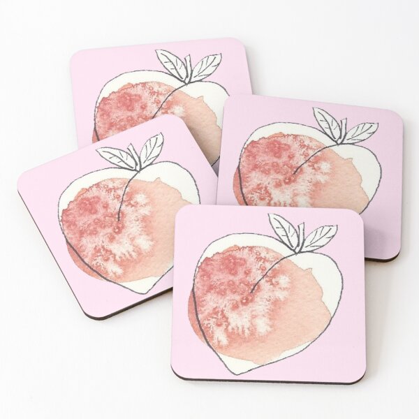 Item preview, Watercolour Peach designed and sold by Old Soul Imagination .