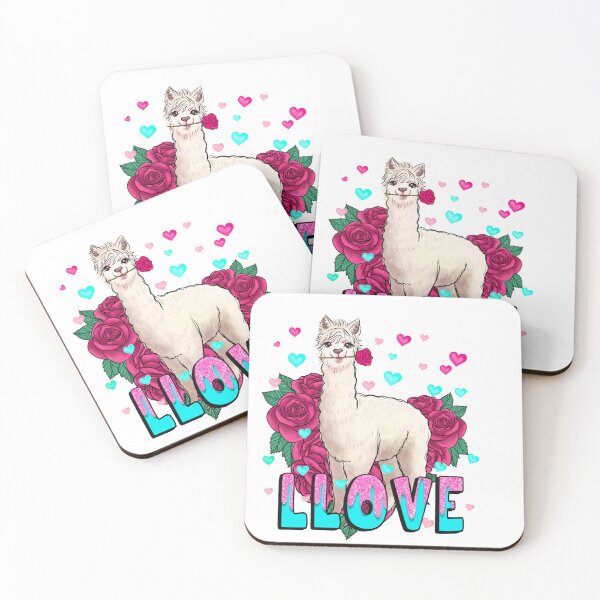 Item preview, Llama Love Valentine designed and sold by Snifferius.