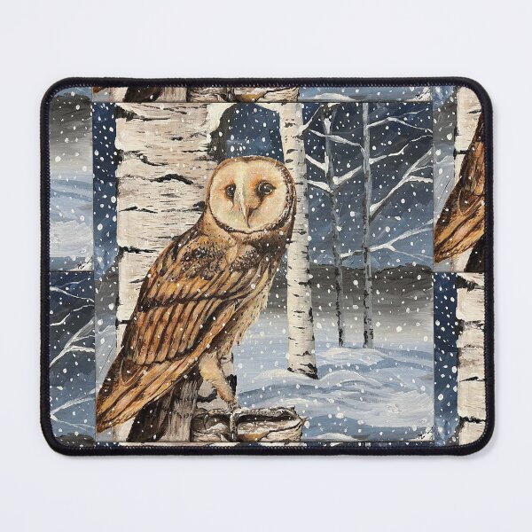 Item preview, Snowy Barn Owl designed and sold by Nora Lee Illustrations.