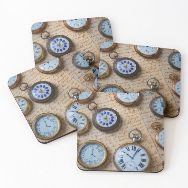Item preview, Antique Pocket Watches On Vintage Letters designed and sold by Garry Gay.