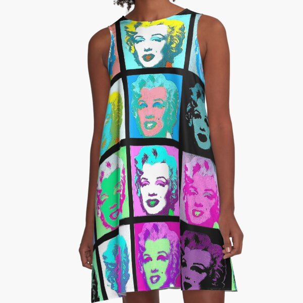 Item preview, MARILYN : Psychedelic Whimsical Pop Art Collage Print designed and sold by posterbobs.