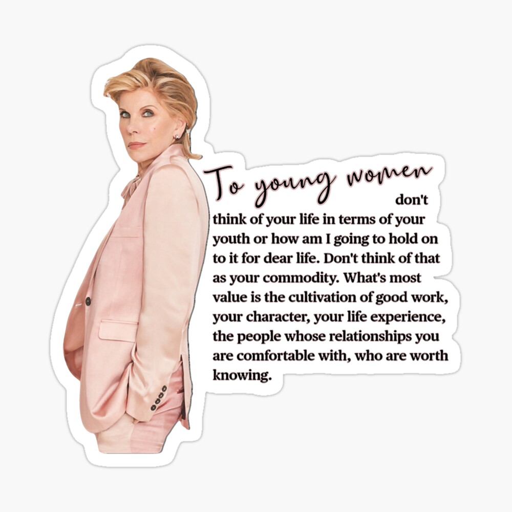 Christine Baranski Quote for Young Women