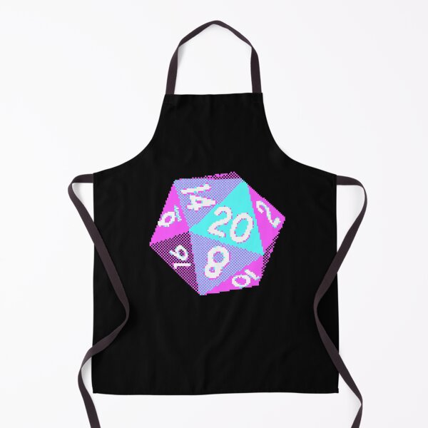 Item preview, 8Bit Vaporwave D20 Dice designed and sold by xpixelgeist.