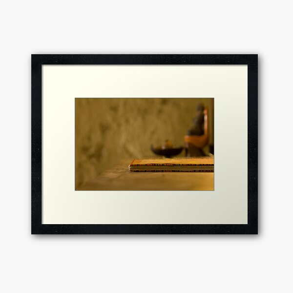 The good book Framed Art Print