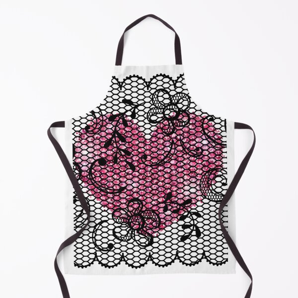 Item preview, Black Lace Overlay with Pink Heart !! designed and sold by SunMoonBeyond.