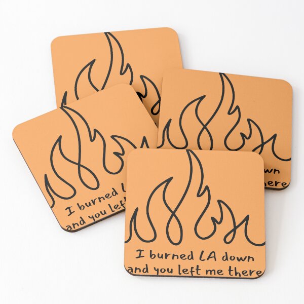 Item preview, I burned LA down lyric image designed and sold by katiebca2.