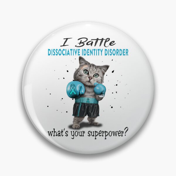 Item preview, Dissociative Identity Disorder Warrior - I Battle Dissociative Identity Disorder What Is Your Superpower? designed and sold by Jennpak.