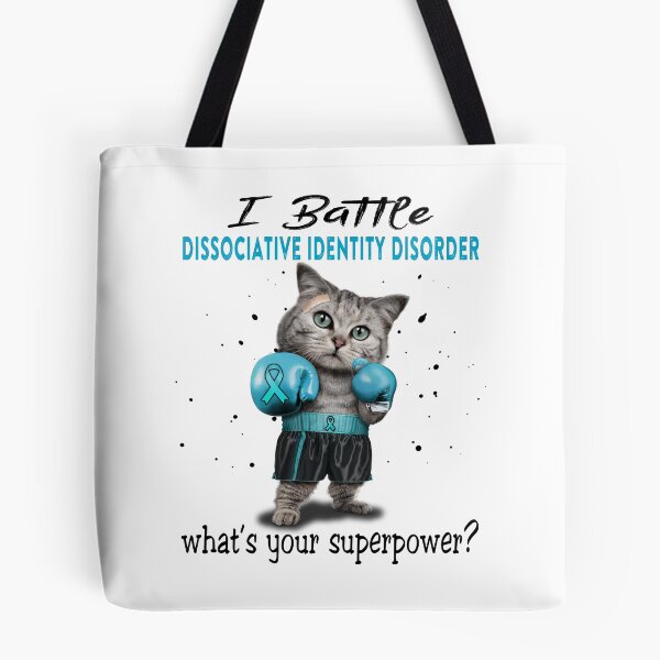 Item preview, Dissociative Identity Disorder Warrior - I Battle Dissociative Identity Disorder What Is Your Superpower? designed and sold by Jennpak.