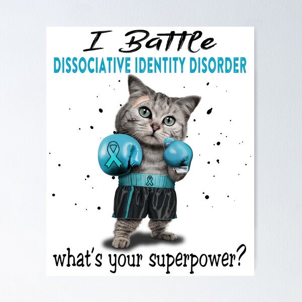 Item preview, Dissociative Identity Disorder Warrior - I Battle Dissociative Identity Disorder What Is Your Superpower? designed and sold by Jennpak.