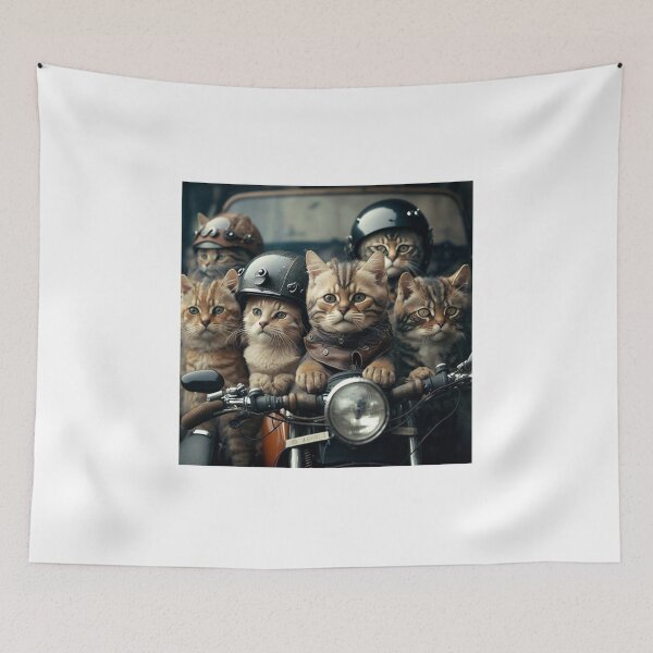 Item preview, Cat gang! designed and sold by FreeBot99.