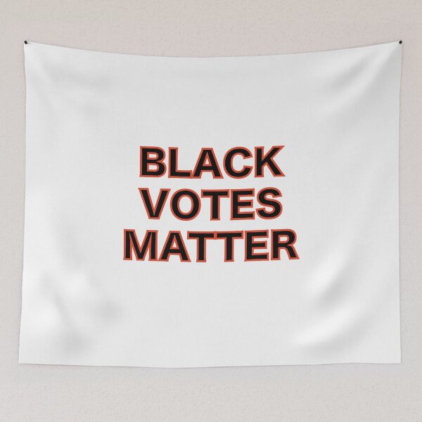 Item preview, BLACK VOTES MATTER designed and sold by wickedcartoons.