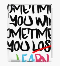 life quotation iPad Case/Skin