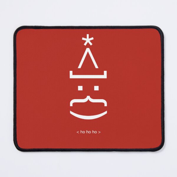 Item preview, SANTA CODE - *<]:{) < ho ho ho > - RED designed and sold by boltjesdesign.