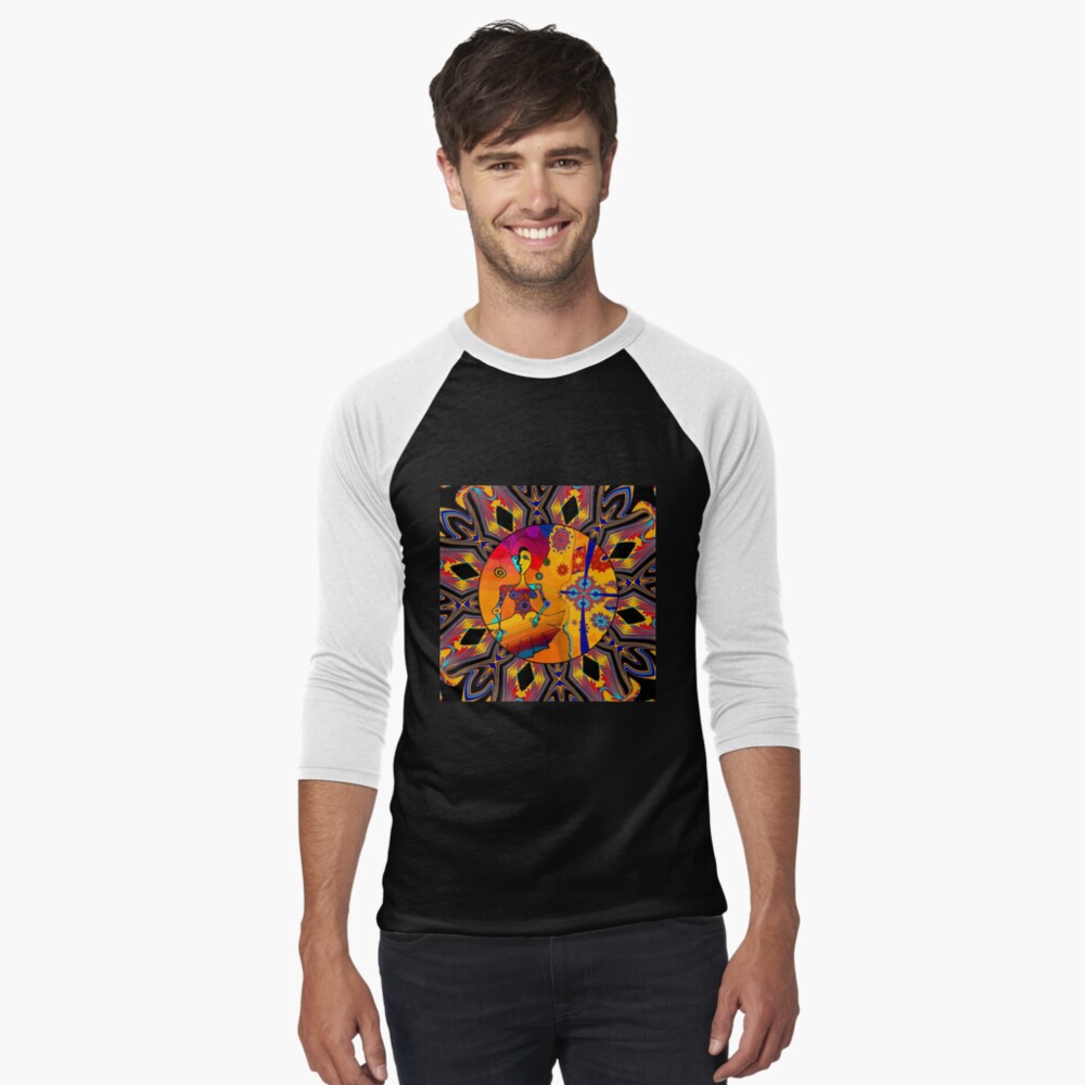 Item preview, Baseball ¾ Sleeve T-Shirt designed and sold by GraceArt.