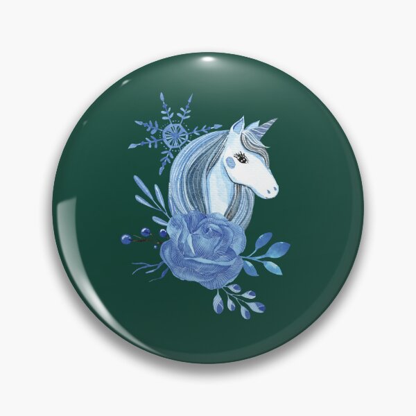 Item preview, Beautiful blue unicorn designed and sold by pinkyfish1010.