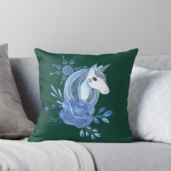 Item preview, Beautiful blue unicorn designed and sold by pinkyfish1010.