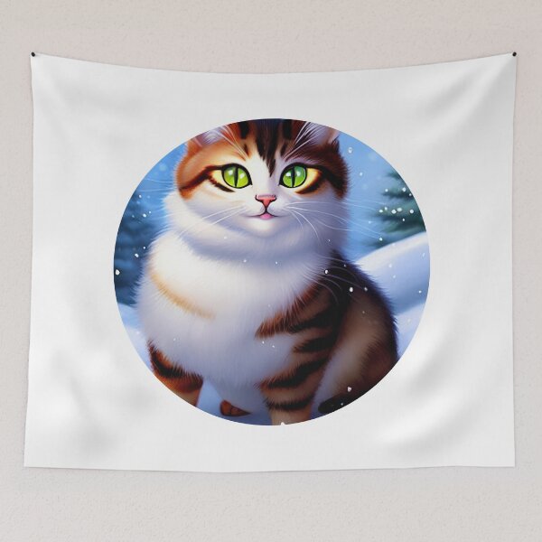 Item preview, Funny Cat Christmas designed and sold by ArtificialCraft.