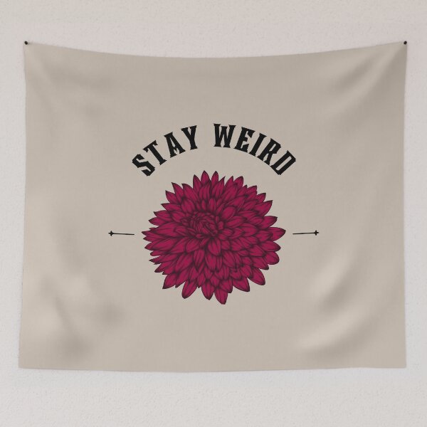 Item preview, Stay Weird ~ Black Dahlia (Wednesday Inspired) designed and sold by Sonipova.