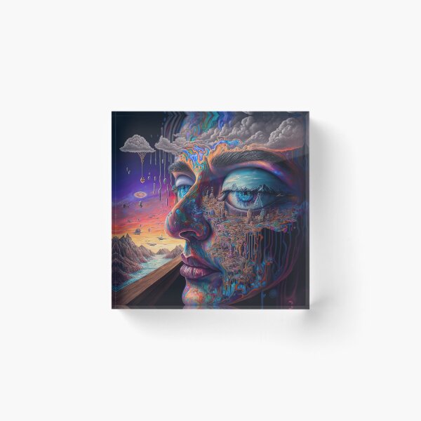 Item preview, Topography psychedelic art designed and sold by JohnVibes.