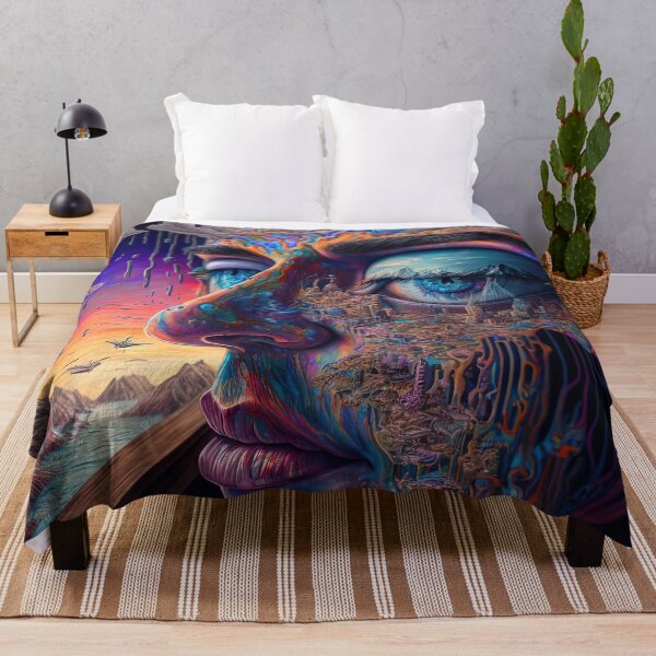 Item preview, Topography psychedelic art designed and sold by JohnVibes.