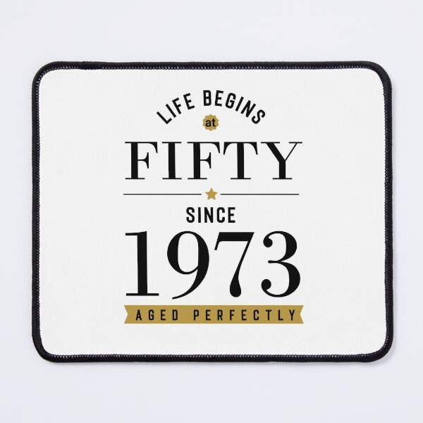 Item preview, Copy of Life Begins At Fifty - 1973 - 50th Birthday - Aged To Perfection designed and sold by CG Studio.
