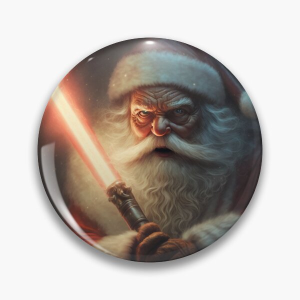Artikelvorschau, Weihnachtsmann mit einem Laserschwert entworfen und verkauft von FreeBot99.