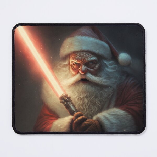 Item preview, Santa with a Laser Sword designed and sold by FreeBot99.