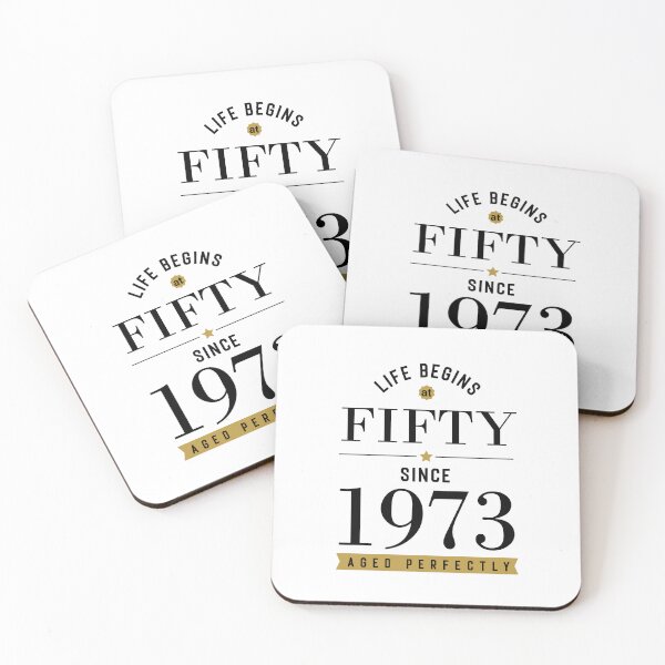 Item preview, Copy of Life Begins At Fifty - 1973 - 50th Birthday -  Aged To Perfection designed and sold by CG Studio.
