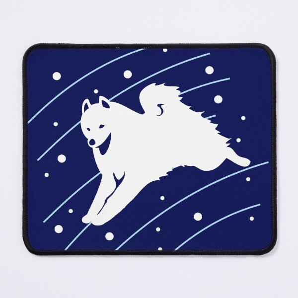 Item preview, Jumping Samoyed | NickerStickers® on Redbubble designed and sold by NickerStickers.