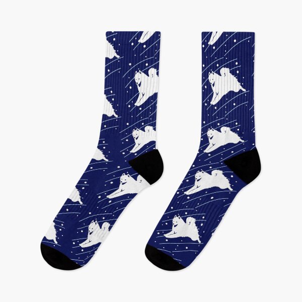 Item preview, Jumping Samoyed | NickerStickers® on Redbubble designed and sold by NickerStickers.