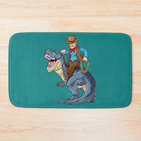 Item preview, Western Cowboy Riding T Rex Dinosaur Wild West Dino Rodeo designed and sold by Sankiloeti.