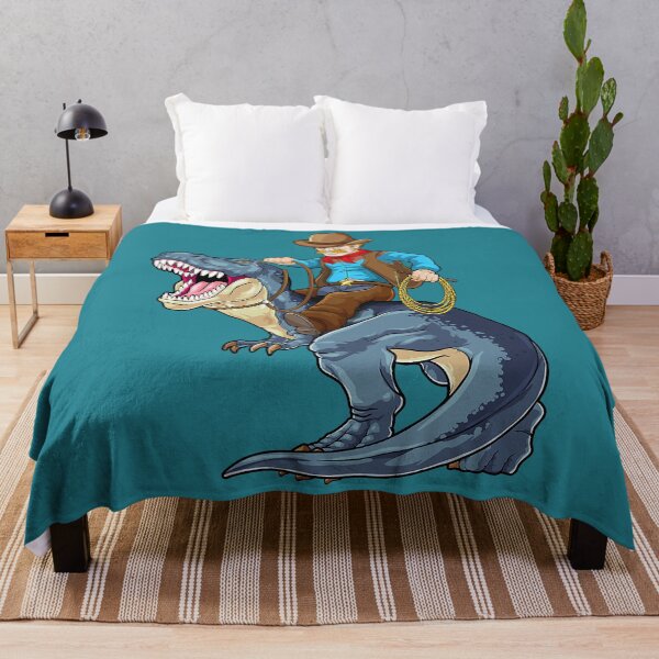 Item preview, Western Cowboy Riding T Rex Dinosaur Wild West Dino Rodeo designed and sold by Sankiloeti.