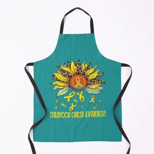 Item preview, Childhood Cancer Awareness Leopard Sunflower Girl Support 136 designed and sold by Sankiloeti.