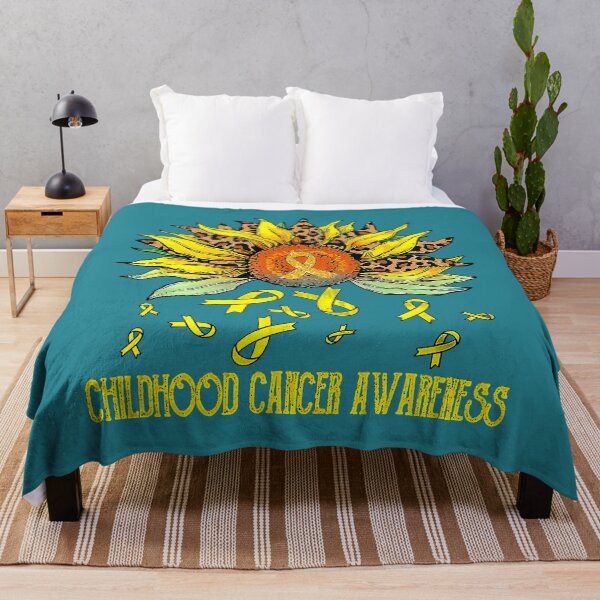 Item preview, Childhood Cancer Awareness Leopard Sunflower Girl Support 136 designed and sold by Sankiloeti.