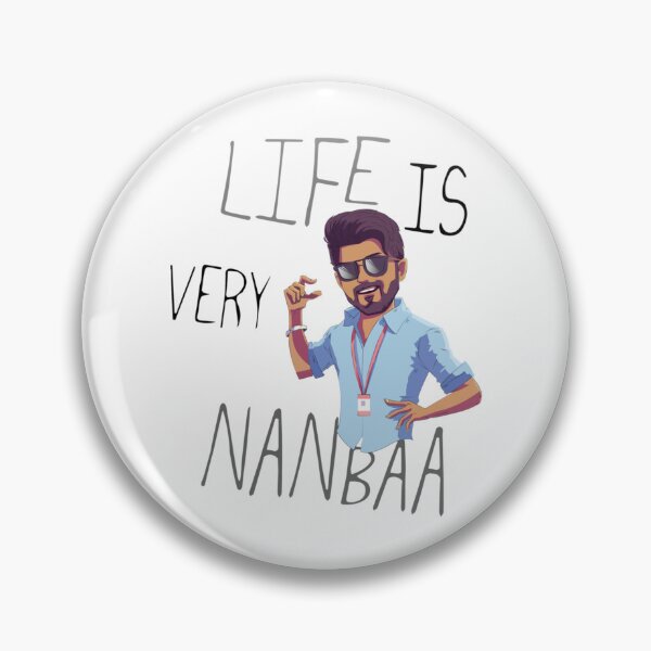 Item preview, Life is very short nanba  Master  thalapathy vijay   designed and sold by lionartar.